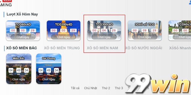 Giới thiệu Xổ số Miền Nam 99win