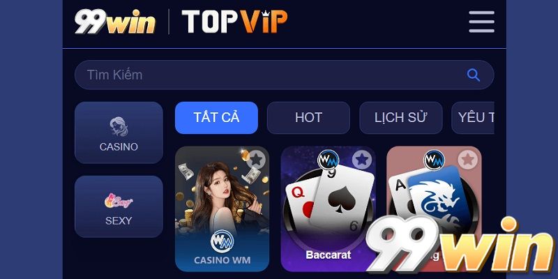 Giới thiệu game Baccarat 99win